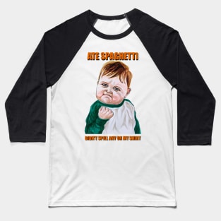 Success Kid meme - Spaghetti Baseball T-Shirt